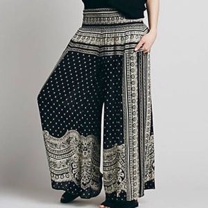 Free People - Sarah Smocked Wide Leg pants